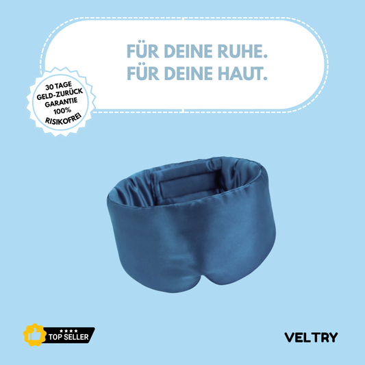 100% Seiden Schlafmaske | Tiefer schlafen. Strahlend aufwachen. - Alenmo 